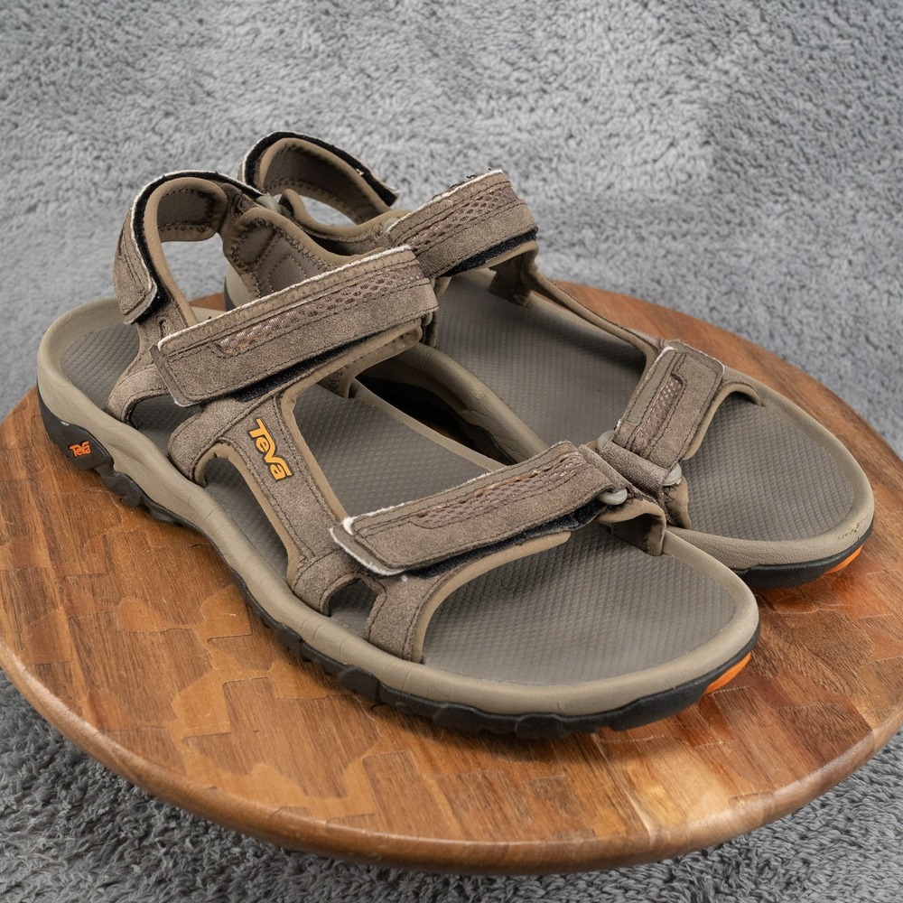 Teva Hudson Sport Sandals Mens 13 Bungee Cord Good Suede Mesh Strappy Water